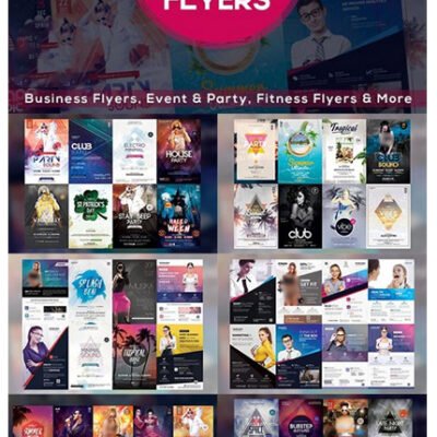 CM 50 PSD Flyers Templates Bundle
