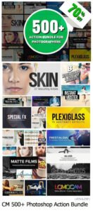 CM 500 Photoshop Action Bundle For Photographers | visualstorms