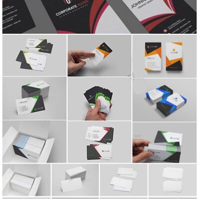 CM Realistic Business Card Mockups