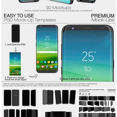 CM Samsung Galaxy S8 Mockup Pack