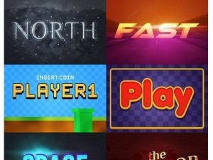 CM Video Games Text Effects Mockup