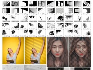 CreativeMarket Natural Shadows Overlays Set