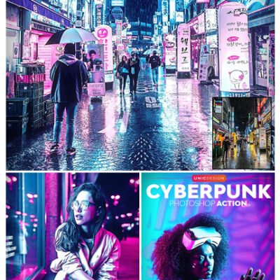 CyberPunk Photoshop Action