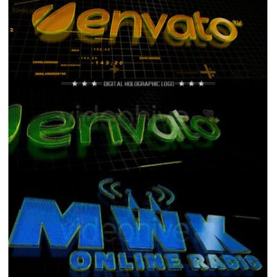 Digital Technology Logo Finance Economy Intro