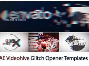 Glitch Opener After Effects Templates