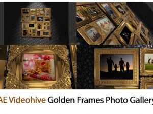 Golden Frames Photo Gallery Kit