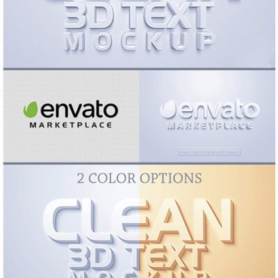 GraphicRiver 3D Text Mockup