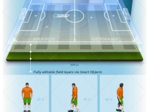 Graphicriver The Soccer Set Icons Field And Elements