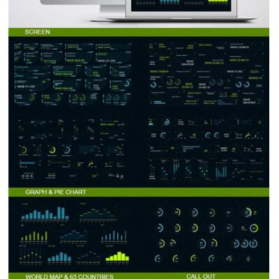 Infographics HUD Set 3