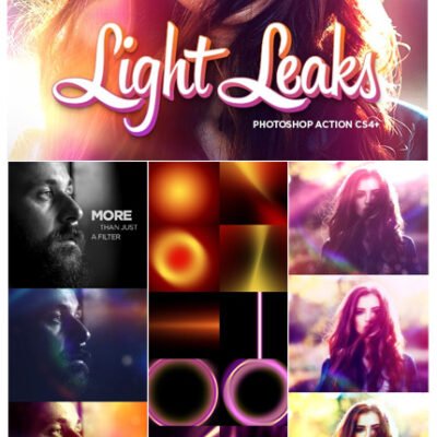 Light Leaks Photoshop Action