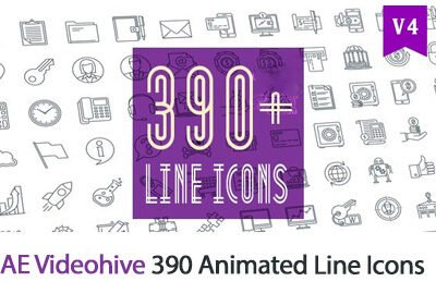 Line Icons Pack 390 Animated Icons