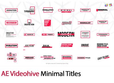 Minimal Titles FCPX And Apple Motion