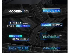 Modern Minimal Titles Pack