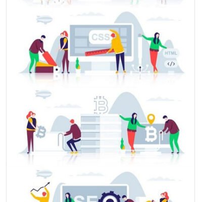 Motion Array Flat Concept After Effects Templates Pack 01