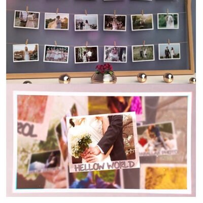 Motion Array Wedding Photo Frames Slideshow Templates