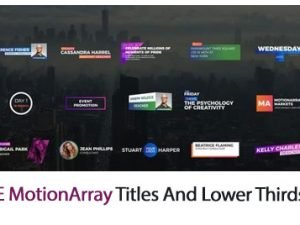 MotionArray Titles And Lower Thirds