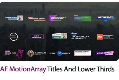 MotionArray Titles And Lower Thirds