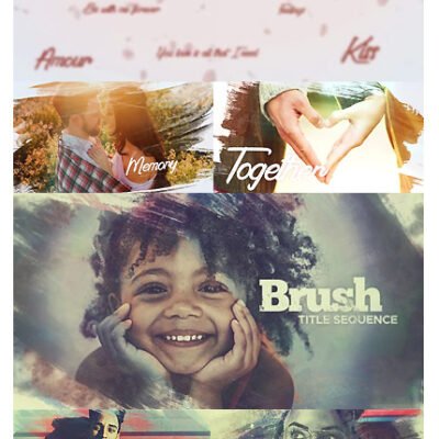 Opening Titles And Pond5 Romantic Elegant Brush Slideshow