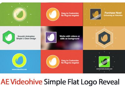 Simple Flat Logo Reveal Pack