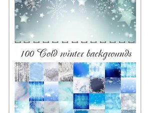 100 Cold Winter Backgrounds