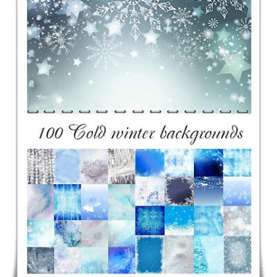 100 Cold Winter Backgrounds
