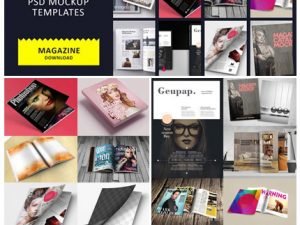 12 Best Magazine PSD Mockup Templates