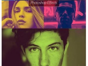 20 Duo Tone Photoshop Effects