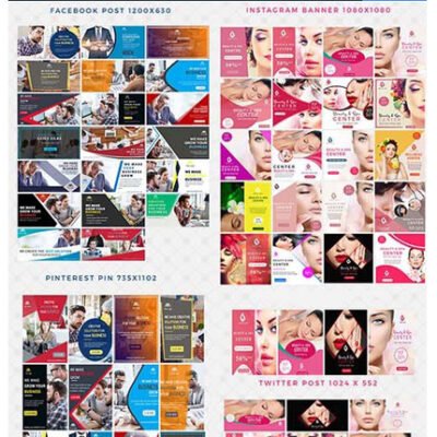 600 Multi Purpose Social Media Banners