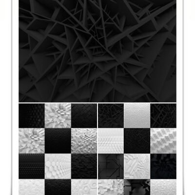 Abstract Squares Backdrop