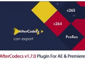 AfterCodecs 1.7.0 After Effects and Premiere plugin to reduce MP4 size and output This section includes the AfterCodecs plugin version 1.7.0 for After Effects software, Premier and Media Encoder, which is available for download on the site. With the help of this plugin, you can get mp4 outputs in your aftereffect very easily and quickly without the need for any intermediary.