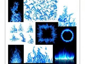 Amazing ShutterStock Blue Fire