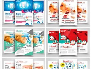 CM 10 Dental Care Flyer Bundle