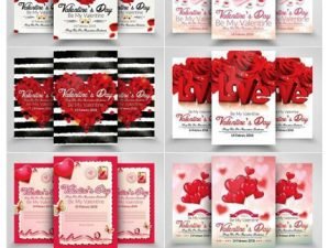 CM 10 Valentines Day Flyer Bundle