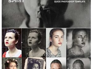 CM Wet Plate Photoshop Template Pro