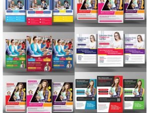 CreativeMarket 10 School Education Flyers Bundle