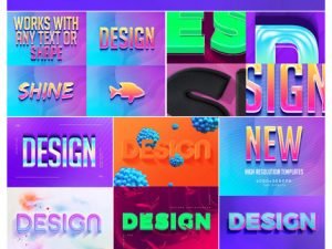 CreativeMarket 3D Text Effects 2019 Trends