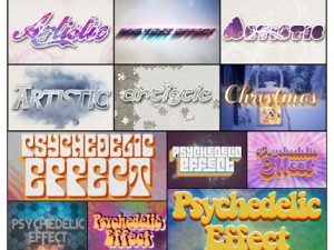 CreativeMarket 40 Unique Text Effects To Trendify