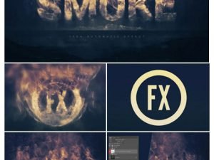 CreativeMarket Real Smoke Logo Text Effect