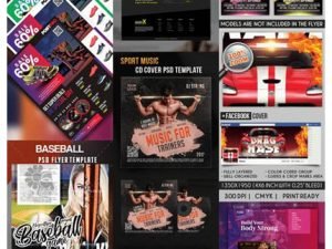 Different And Exclusive PSD Templates For Sport