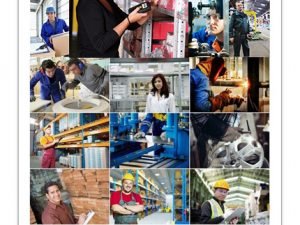 Factory worker Stock Images