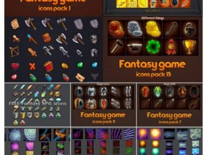 Fantasy RPG Game Icons Pack