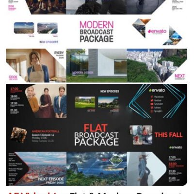 Flat And Modern Broadcast Package