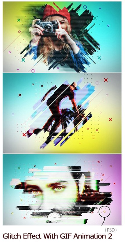 Glitch Effect With GIF Animation 2 | visualstorms visualstorms
