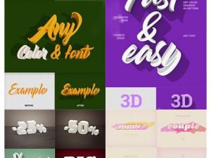 GraphicRiver 3D Bundle Text Effects