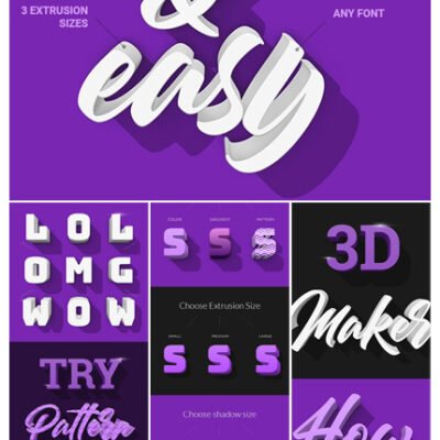 GraphicRiver 3D Maker Text Effects