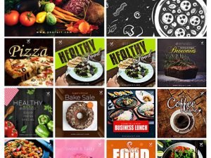 GraphicRiver Food Instagram Templates