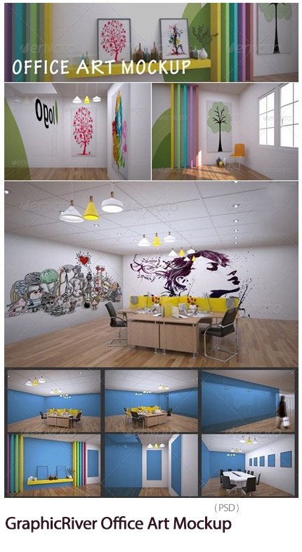 graphicriver.office.art.mockup GraphicRiver Office Art Mockup