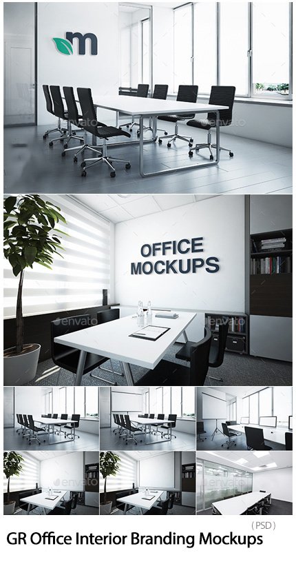 Download Graphicriver Office Interior Branding Mockups Visualstorms