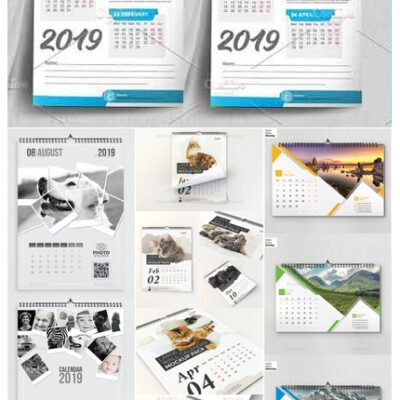 GraphicRiver Wall Calendar 2019 Bundle