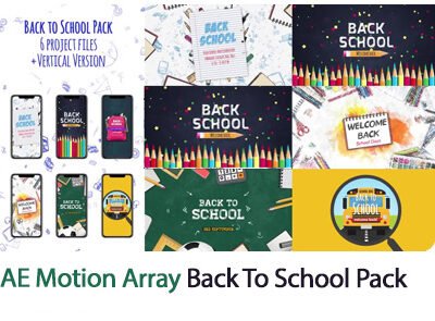 Motion Array Back To School Pack After Effects